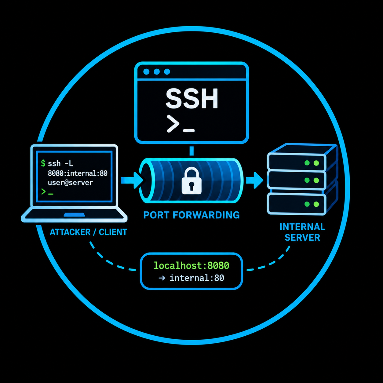 Pivoting with SSH Port Forwarding